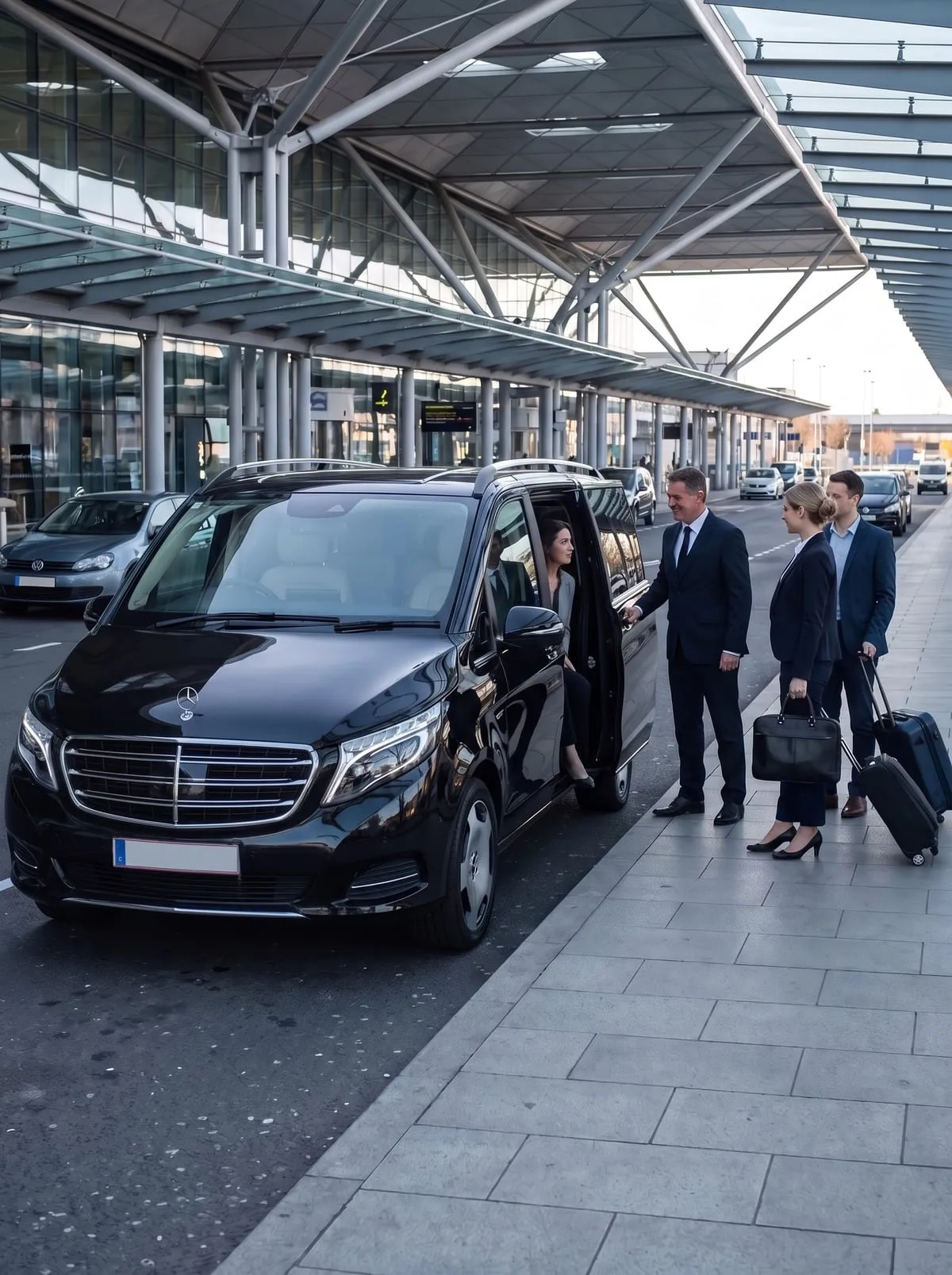 Mercedes-Benz V-Class with chauffeur
