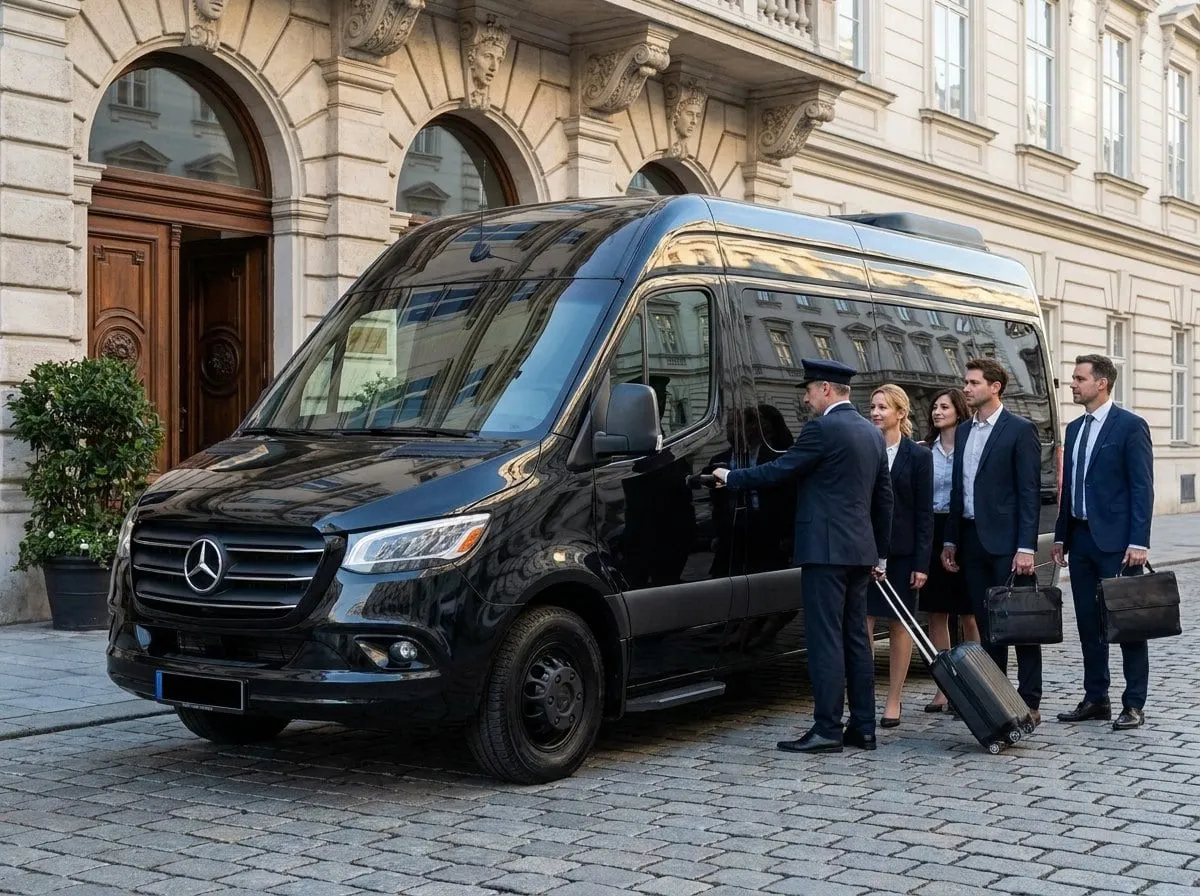 Mercedes-Benz Sprinter with chauffeur