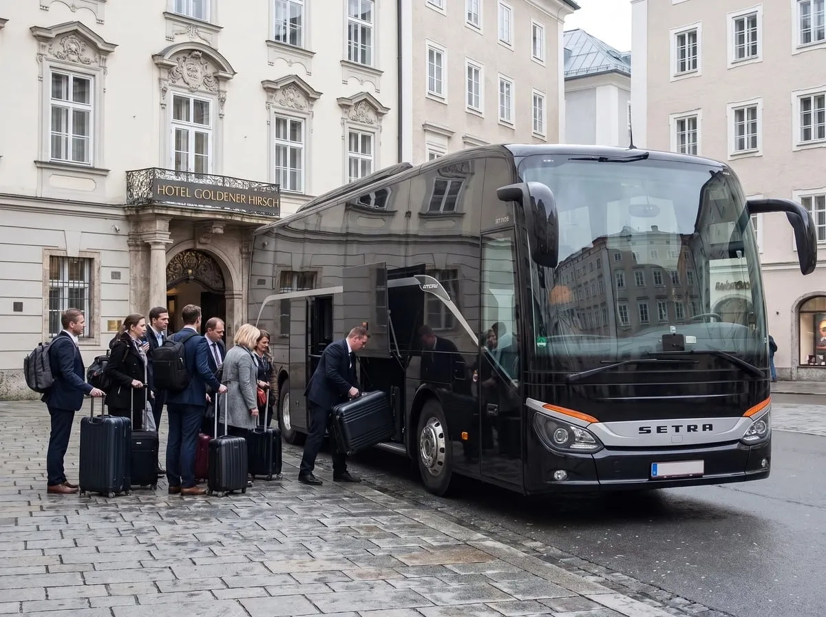 Coach with chauffeur