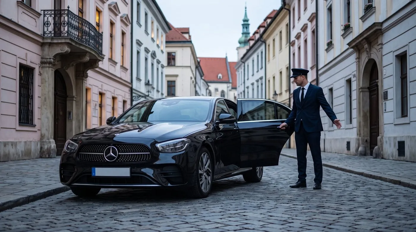 Limousine unterwegs nach Bratislava
