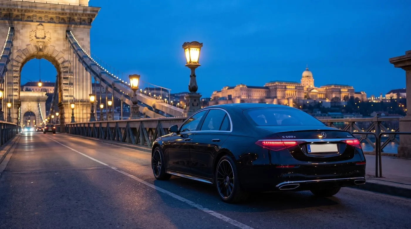 Limousine unterwegs nach Budapest